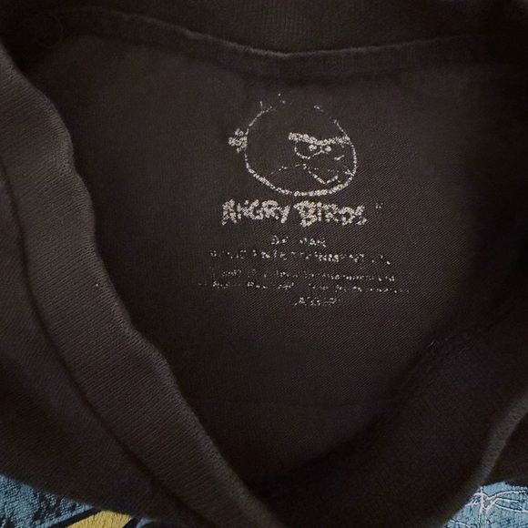 ✨FREE with bundle purchase ✨Angry Birds  Kids Black T-Shirt - Picture 3 of 3